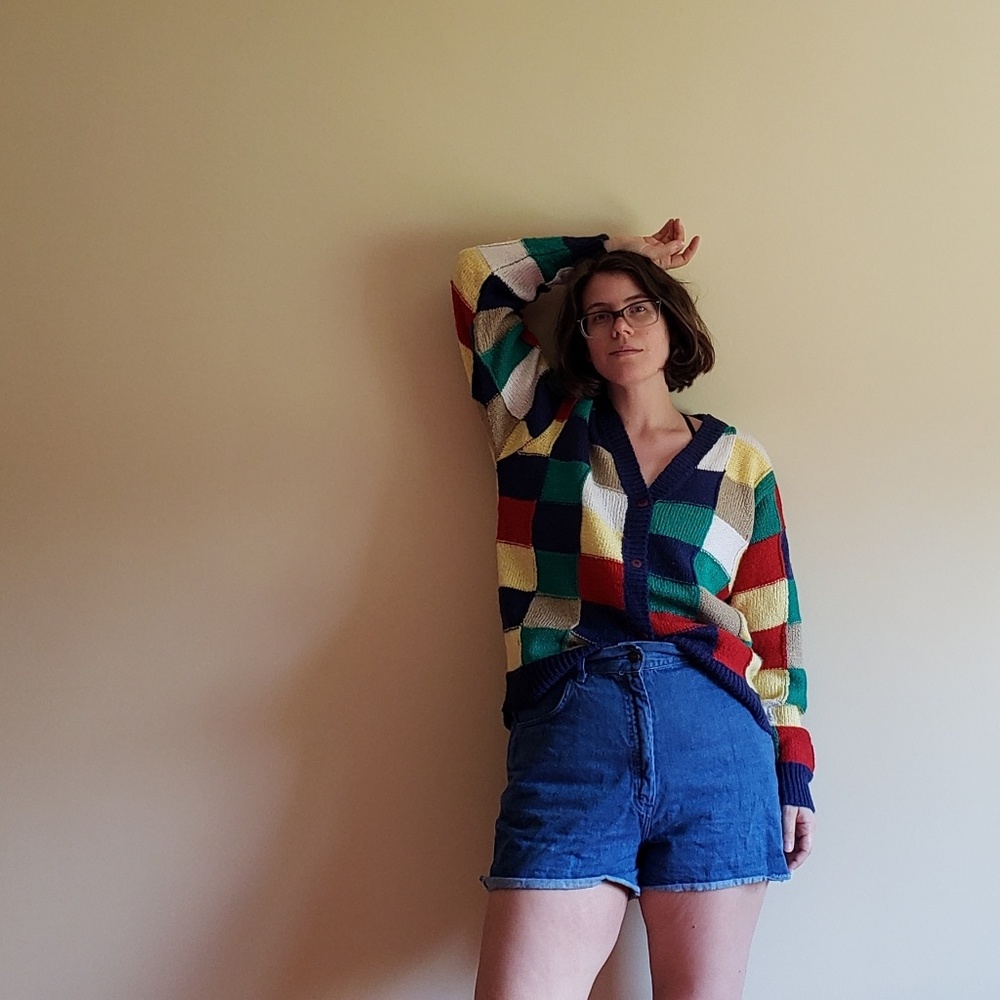 Rad AF VTG Cardigan- Size Large